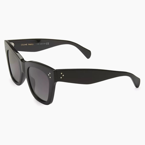 CELINE CL4004in 01D polarized frame sunglasses in black - Picture 2 of 4